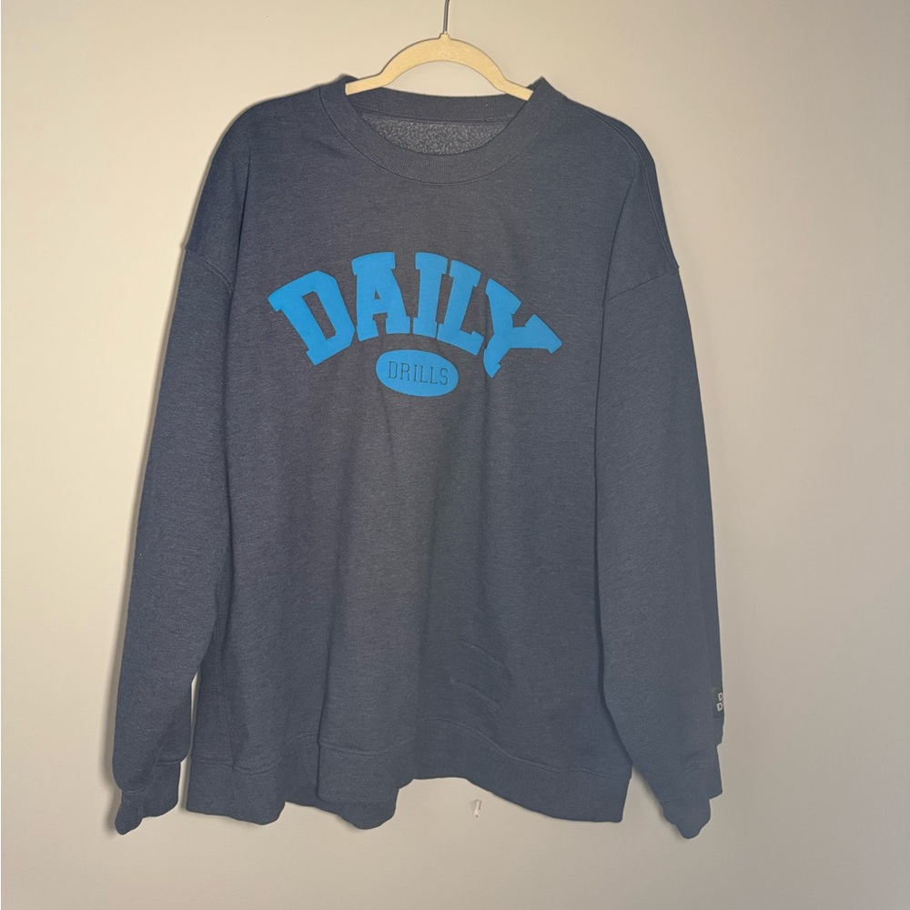 Daily Drills Oversized Fleece Crew and Fleece Super Shorts